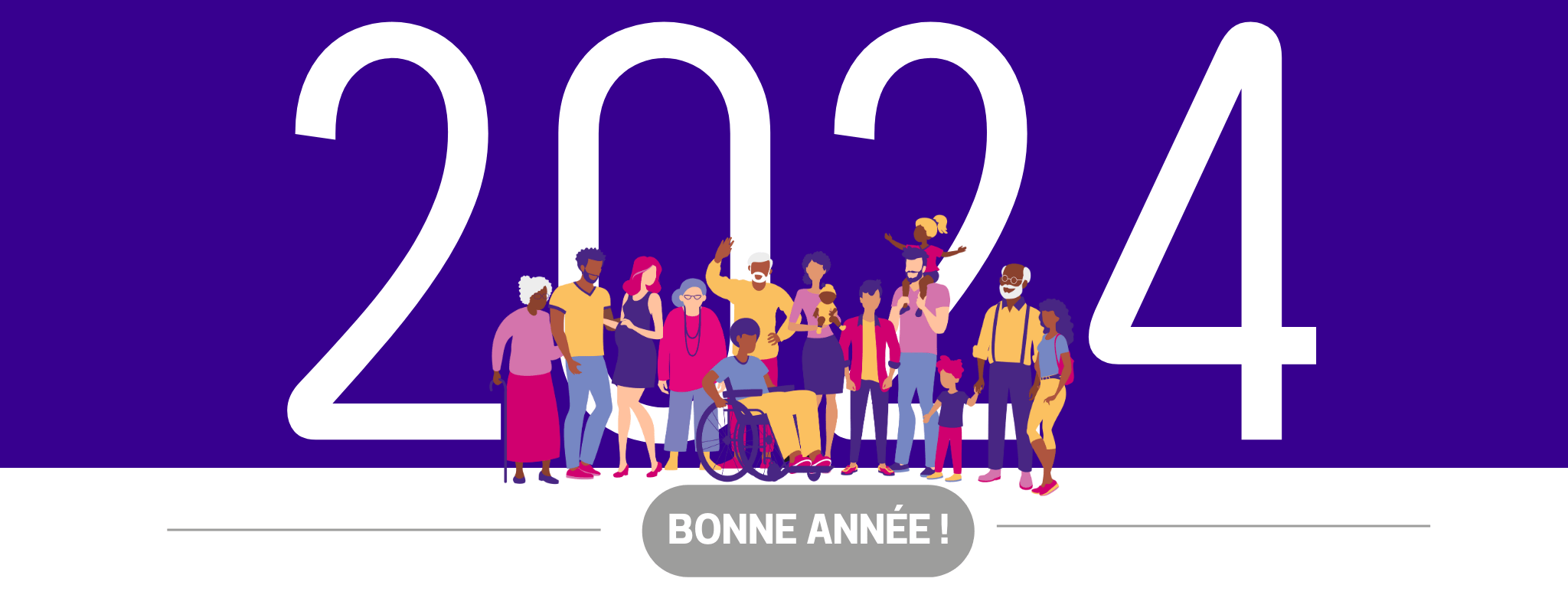 VYV 3 Île-de-France vous adresse ses meilleurs vœux pour cette année 2024 !