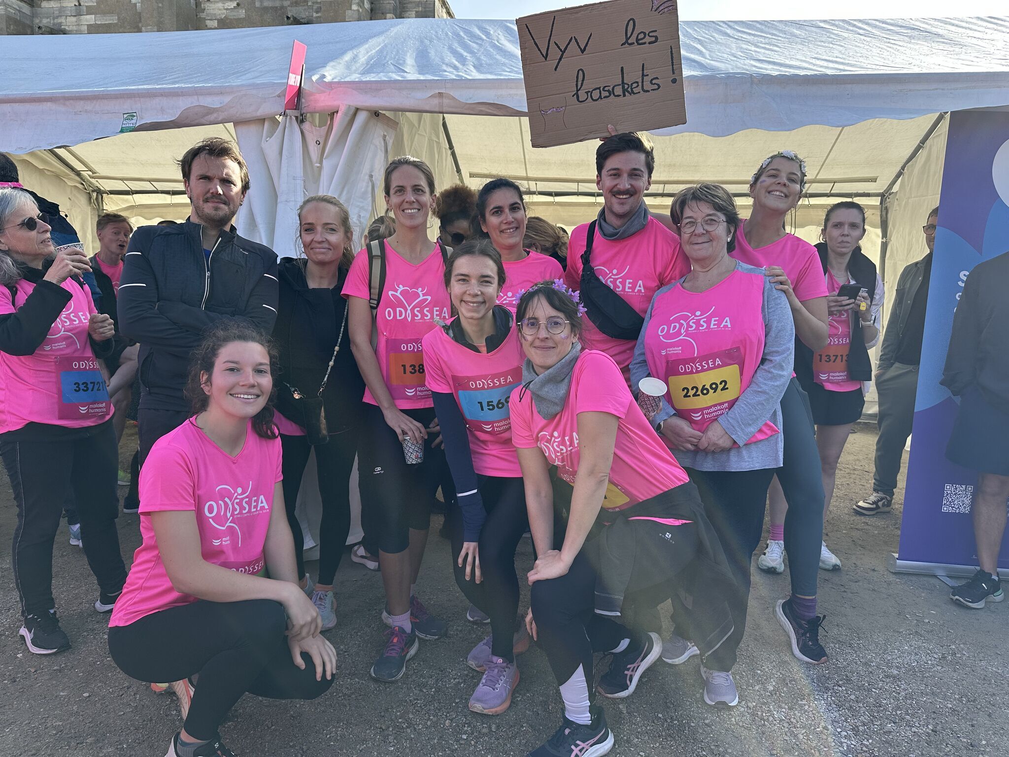 Les collaborateurs de VYV 3 Ile-de-France se mobilise pour la Course Odysséa