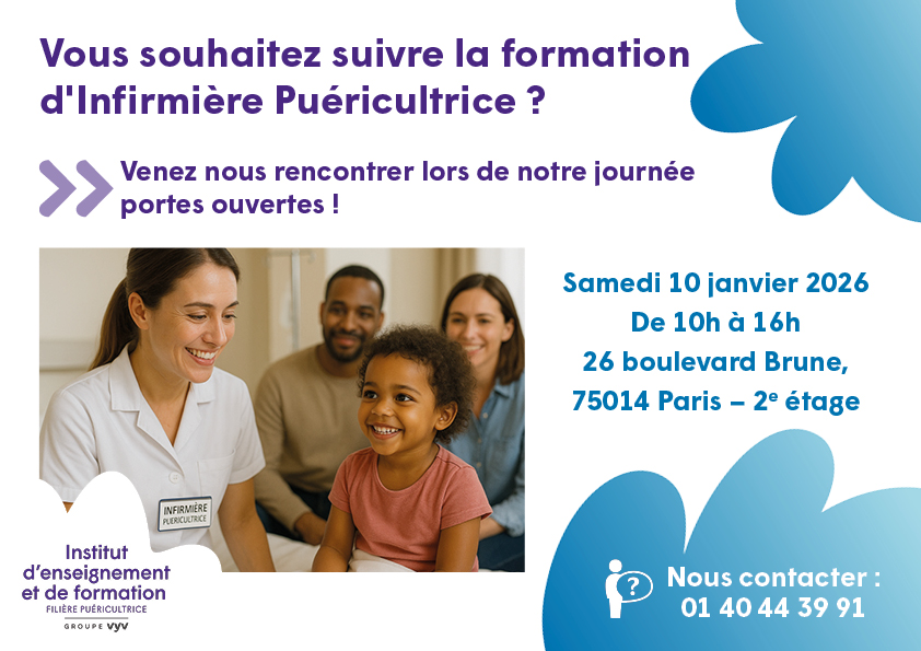 JPO janvier 2026 école de puériculture